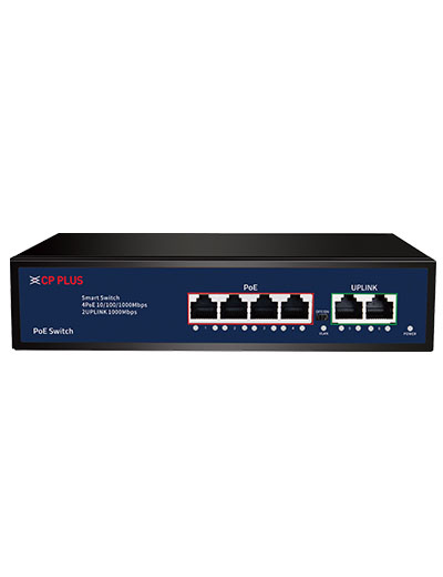 4 Port PoE Plus Switch